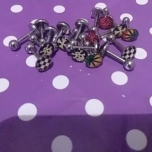 Surgical steel 16 gauge rings